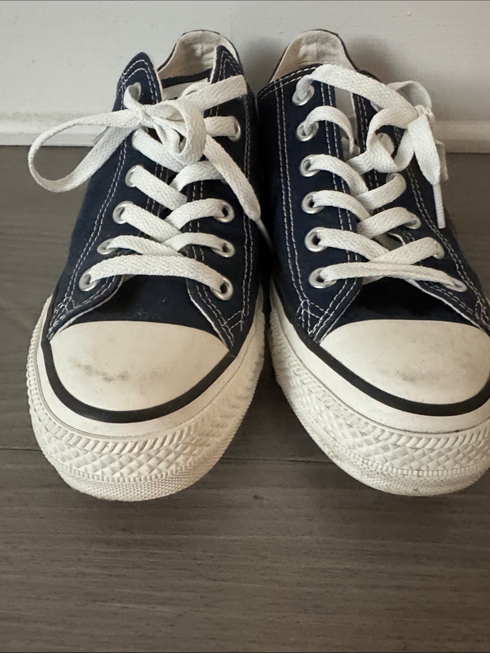 Brand new Converse Navy and White Low-Top Canvas Sneakers NWOB - Picture 4 of 5